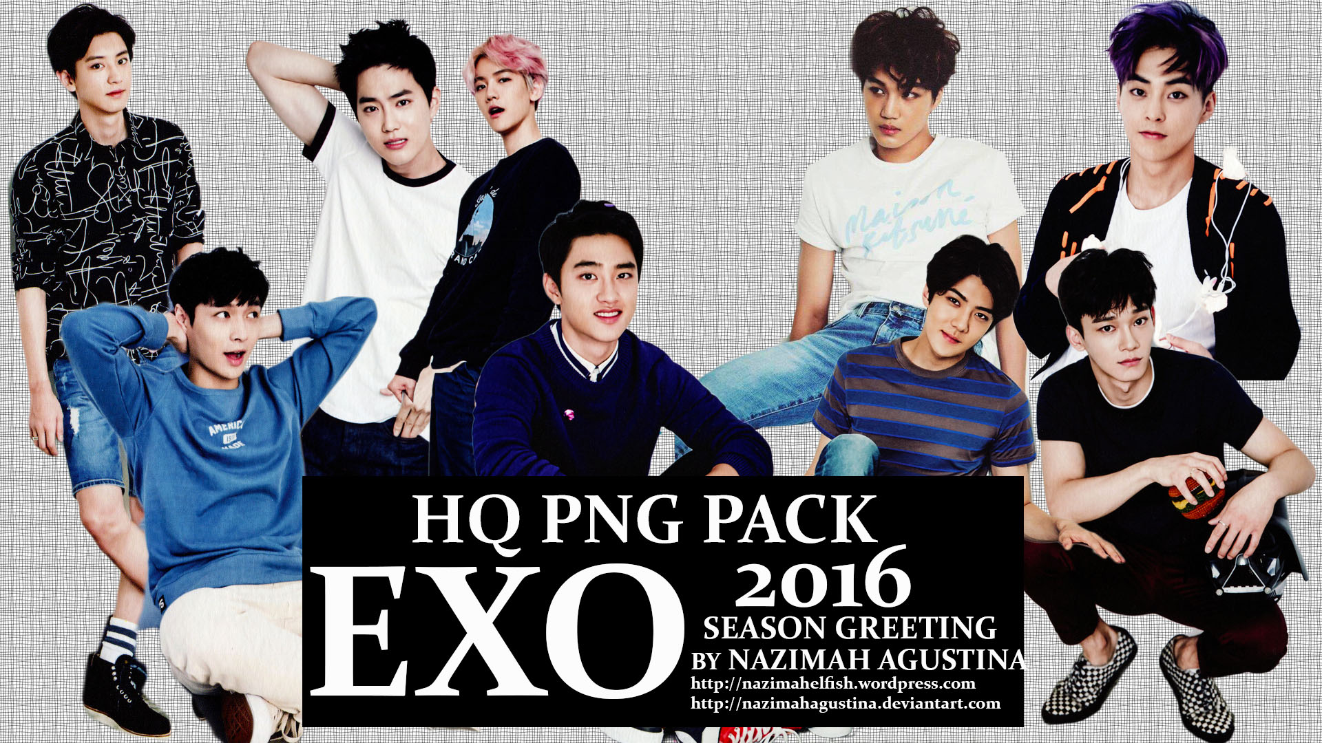 Download Hq Png Pack Exo 2016 Season Greeting By Nazimah Agustina